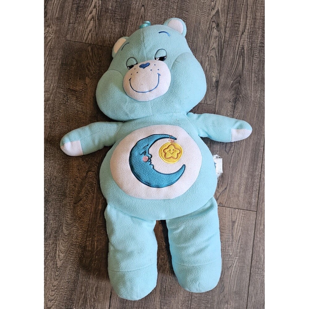 Vintage 2002 Bedtime Bear Care Bear Large 30” Plush Jumbo Pillow